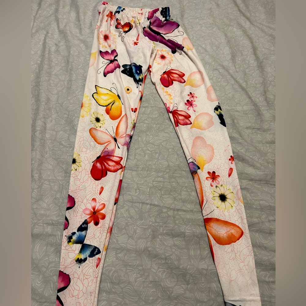 Big Butterfly Printed Leggings